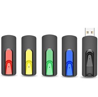 NEW 5-Pcs 64GB USB Flash Drive