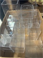 Plastic display boxes