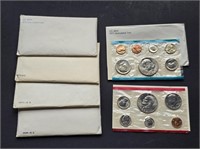 Various Dates Uncirculated Mint Sets (5) 1968-1975
