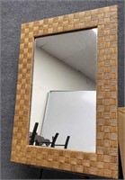 Woven Frame Mirror