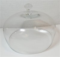 Plain Glass Cake Dome - 10.25