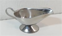 Stainless Steel Gravy Boat 8"long x 3.25"tall