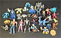 Lot of Assorted Action Figures Batman, Spiderman