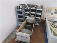 Lot: Hardware Organizer Bins and Contents