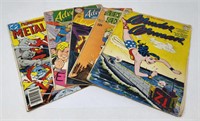5 DC comic books vintage including Wonderwoman