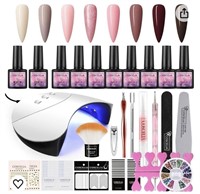 Wanna Gel Nail Polish Kit with 36W UV LED Nail