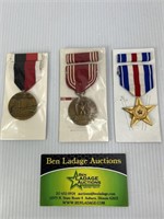 Silver Star Medal and Other Military Medals