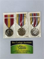 National Defense and 2 Other Military Medals