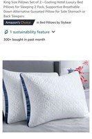 NEW King Size Pillows Set of 2 - Cooling Hotel