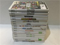 (15) Wii Game Lot