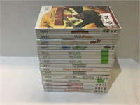(15) Wii Game Lot