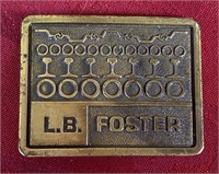 L.B. Foster belt buckle