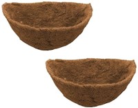 PACK OF 2 Half Round Coco Liner/Planter - 16"