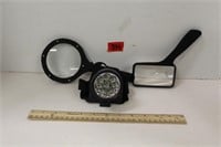 Strap on Head Light & Lighted Magnifying Glass