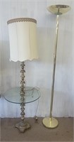 Pair of Lamps & 2 Floor Lamps