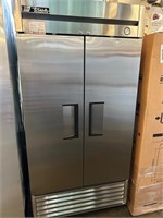 True Stainless Commercial 2 Door Refrigerator