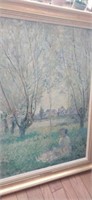 "Claude Monet" signed dated 1880 reproduction on