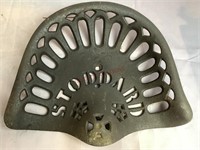 Cast Iron Stoddard Implement Seat