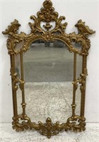 Vintage molded plastic-framed mirror