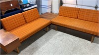 3 piece MCM sofa & corner table