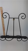 wrought iron book stand