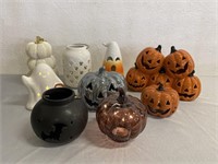 9 PCs Of Halloween Decor. Electric Lights & More