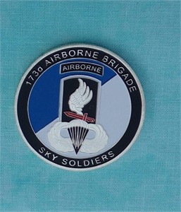 Army Airborne Challenge Coin
