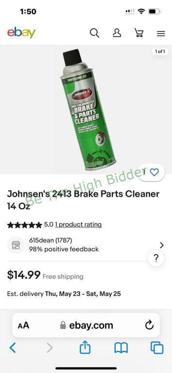 Brake parts cleaner