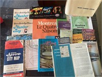 LARGE LOT OF VINTAGE TRAVEL PAPERS