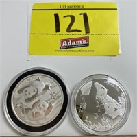 2022, 30G .999 AG, PANDA COIN, 2023, 30G, .999