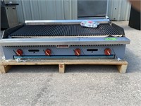 Never been used 48” gas radiant charbroiler