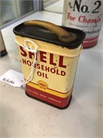 SHELL HOUSEHOLD OIL 4OZ OIL TIN