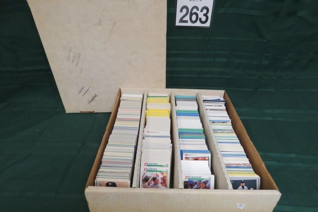 Large Box Of Baseball Cards
