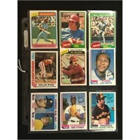 9 1980's Baseball Stars/hof