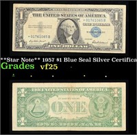 **Star Note** 1957 $1 Blue Seal Silver Certificate