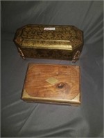 Lot of 2 trinket boxes