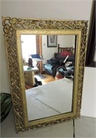 Gold Scroll Trimmed Mirror  17 X 25