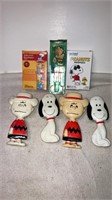 Snoopy & Charlie Brown hair brushes, toothbrush,