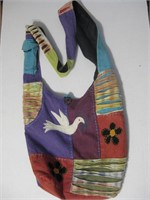 15"x 15" Multi Color Boho Shoulder Bag