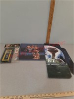 Lot of E.T. promo items pencil case booklet and