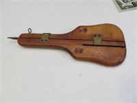 antique Susan Burr Wooden Hooked Rug Tool Maker