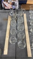 Noritake/Sasaki bar glassware 9 pieces