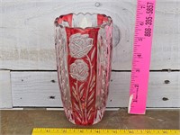 German crystal vase