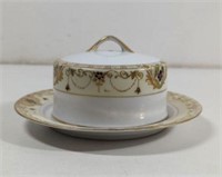 Vintage Nippon Hand Painted Gold Accents Butter/