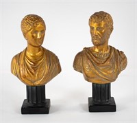 Marcus Aurelius & Faustina the Younger Busts