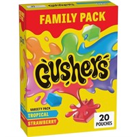 Sealed- Gushers Fruit Flavored Snacks, Variety Pac