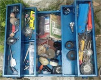 Tool Box With Various Cutting & Grinding Bits