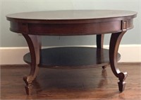 Wooden Two Tier Coffee Table