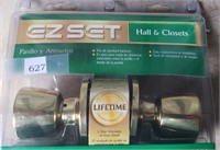 E-Z Set Hall and Closet Lockset