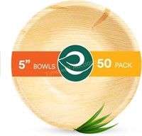 ECO SOUL 100% Compostable Leaf Bowls  200-Pack